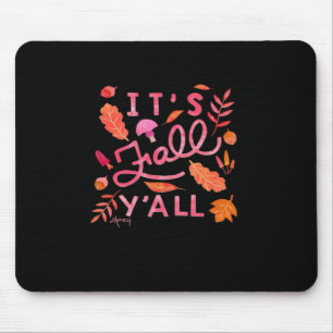 Tapis De Souris Citation d’automne à la main avec Le