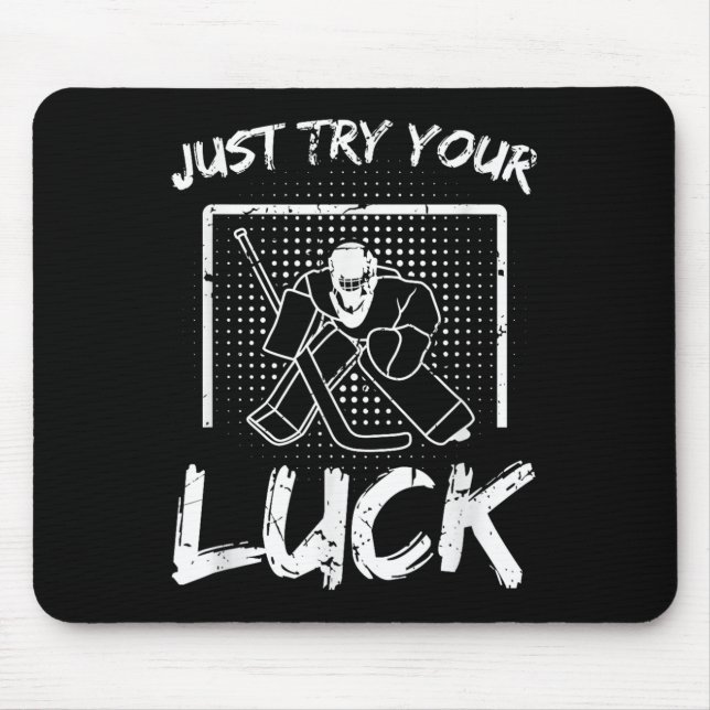 Tapis De Souris Citation de gardien de hockey sur glace (Devant)