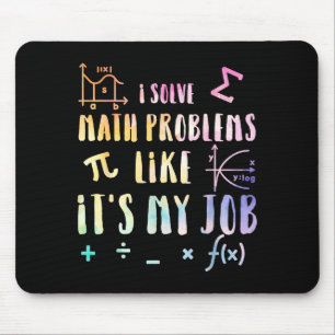 Tapis De Souris Citation de maths drôle pour enseignant étudiant S