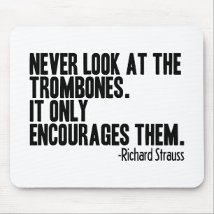 Tapis De Souris Citation de trombone
