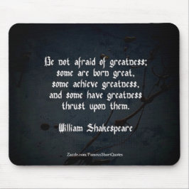 Tapis De Souris Citation de William Shakespeare