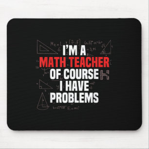 Tapis De Souris Citation drôle de maths Mathématiques Cher profess