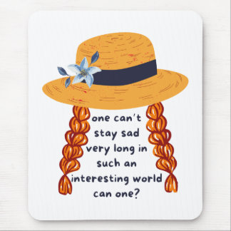 Tapis De Souris Citation du livre Anne Of Green Gables Shirley