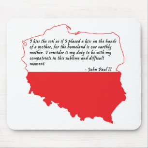 Tapis De Souris Citation du pape Jean-Paul II