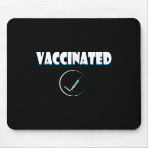 Tapis De Souris Citation Graphique Vaccinée Sur Les Humours Drôle 