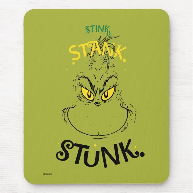 Tapis De Souris Citation Grinch Mister Stink Stunk (Devant)