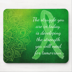 Tapis De Souris Citation Inspirante de la maladie de Lyme