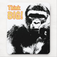 Citation Motivationnelle Pensez Big Pop Art Gorill