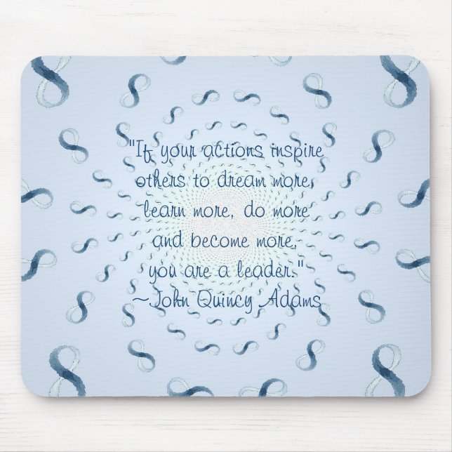 Tapis De Souris Citation Mousepad de direction de John Quincy (Devant)