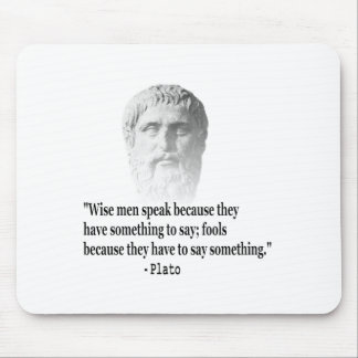 Tapis De Souris Citation Par Platon