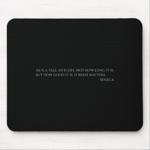 Tapis De Souris Citation Seneca Sur La Vie - Rome Antique - Philos