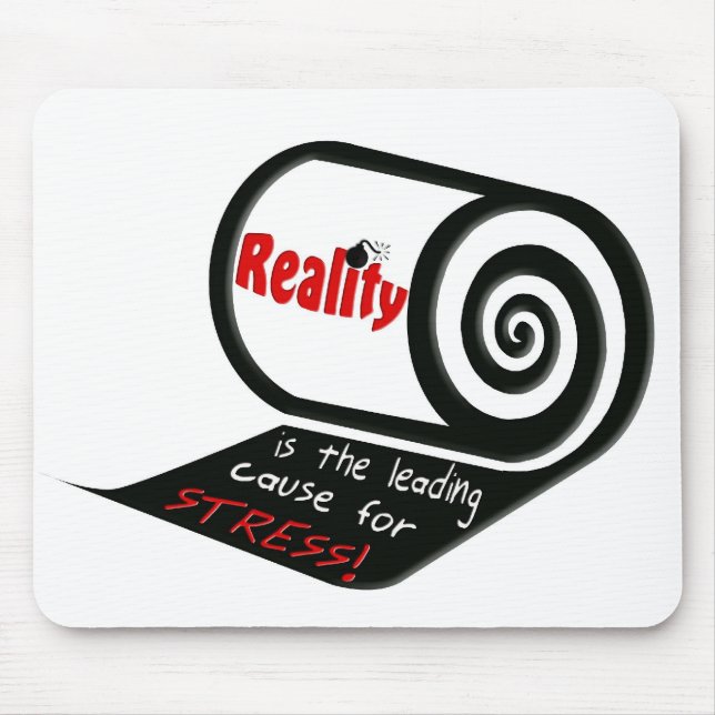 Tapis De Souris Citation sur du papier toilette (Devant)