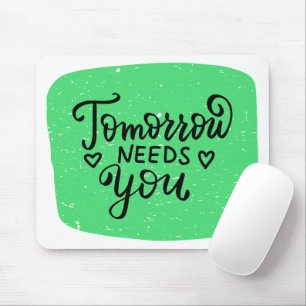 Tapis De Souris Citation sur Vert