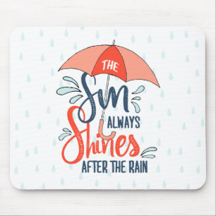 Tapis De Souris Citations de pluie Sun Citations de résultats posi