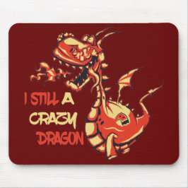 Tapis De Souris Citations Drôle Et Mignonne De Dragon De Feu