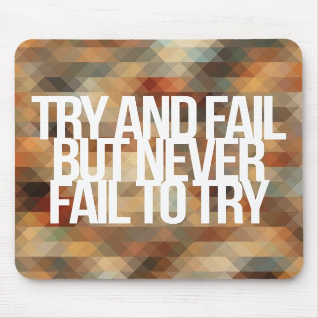Tapis De Souris Citations inspirées et de motivation (Devant)