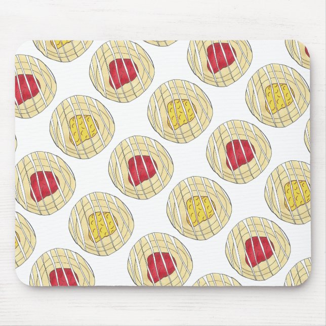 Tapis De Souris Citron Cerise Danises Petit-Déjeuner Pâtisserie Su (Devant)
