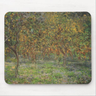 Tapis De Souris Citronniers à Bordighera par Claude Monet