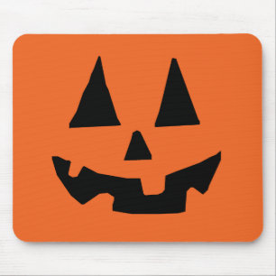 Tapis De Souris Citrouille Jack-o'-lantern de Halloween
