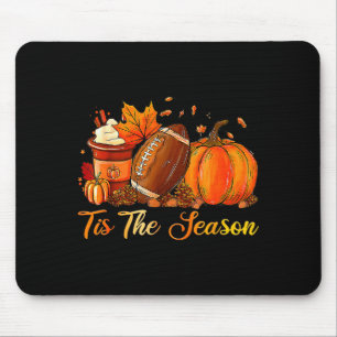 Tapis De Souris Citrouille Sce Football C'est La Saison D'automne