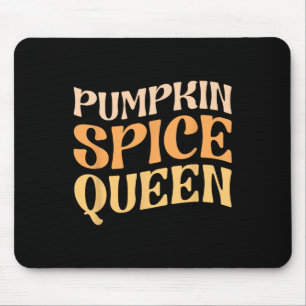 Tapis De Souris Citrouille Spice Queen PSL Coffee Lover Retro Fall