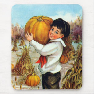 Tapis De Souris Citrouilles vintages