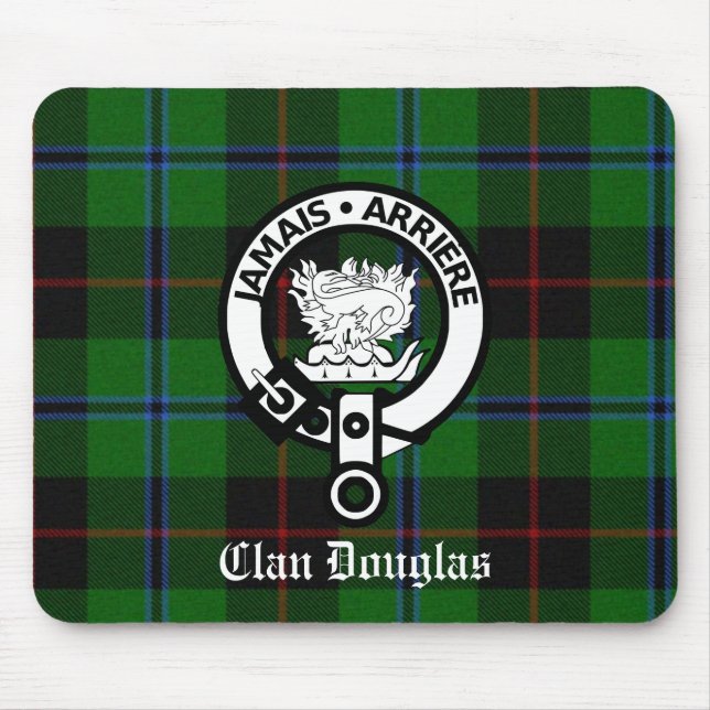 Tapis De Souris Clan Douglas Tartan Crest (Devant)