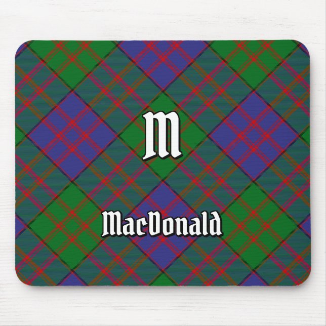 Tapis De Souris Clan MacDonald Tartan Souris (Devant)