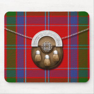 Tapis De Souris Clan MacGillivray Tartan Et Sporran