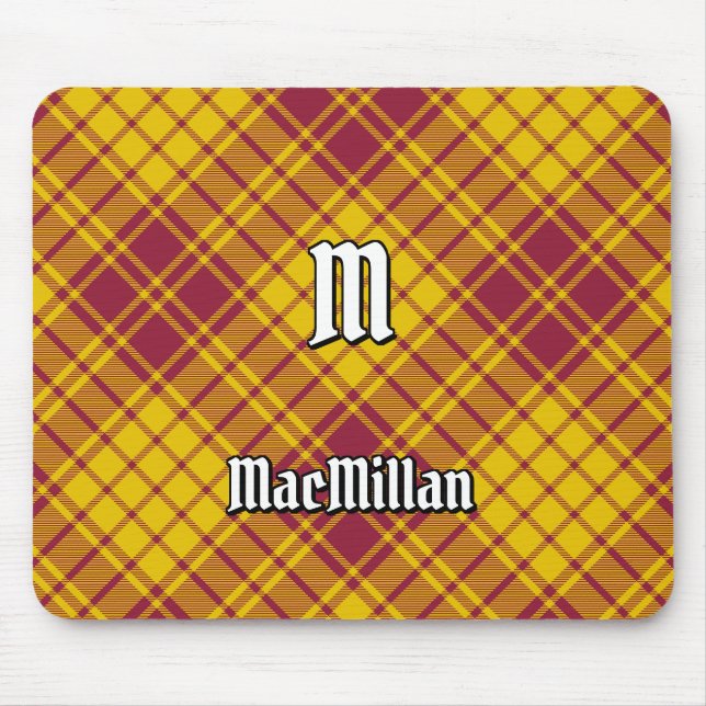 Tapis De Souris Clan MacMillan robe Tartan (Devant)