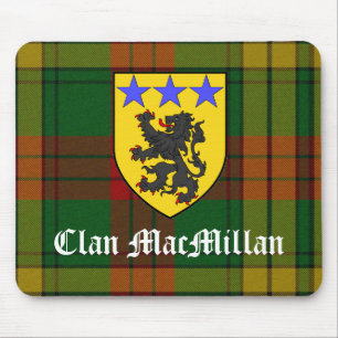 Tapis De Souris Clan MacMillan Tartan & COA Mousepad
