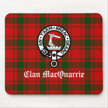 Clan MacQuarrie Tartan et Crest