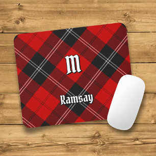 Tapis De Souris Clan Ramsay Red Tartan