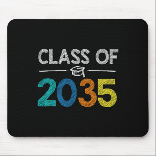Tapis De Souris Classe De 2035 Premier Jour D'Enseignement De Grad