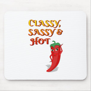 Tapis De Souris Classé Sassy Et Hot Pepper Diva