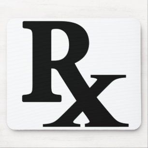 Tapis De Souris Classic Rx Pharmacie Icône imprimer le cadeau du 