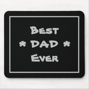 Tapis De Souris Classique moderne 'Meilleur Papa Jamais' Simple No