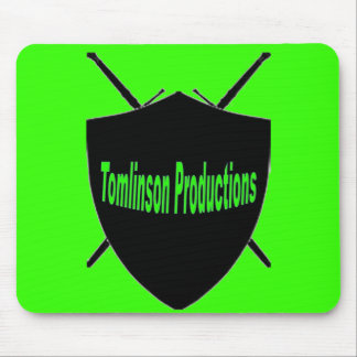 Tapis de souris classique vert de logo