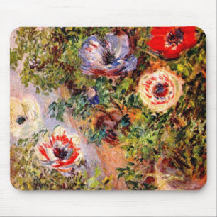 Tapis De Souris Claude Monet Anemonen