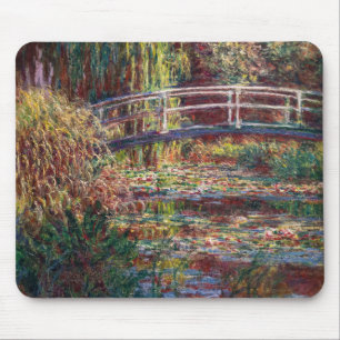 Tapis De Souris Claude Monet - Eau Lily étang, Harmonie rose