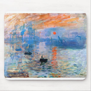 Tapis De Souris Claude Monet Impression, Sunrise (1872)