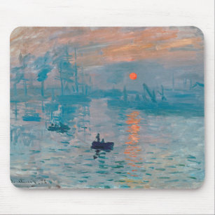 Tapis De Souris Claude Monet Impression Sunrise Français