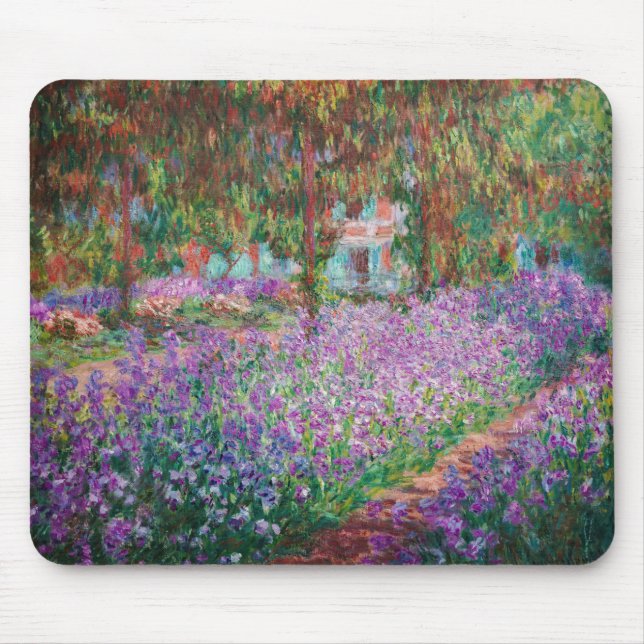 Tapis De Souris Claude Monet - Le jardin de l'artiste à Giverny (Devant)