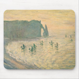 Tapis De Souris Claude Monet   les falaises chez Etretat, 1886
