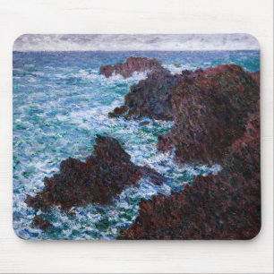 Tapis De Souris Claude Monet - Les rochers de Belle-Ile, Côte sauv