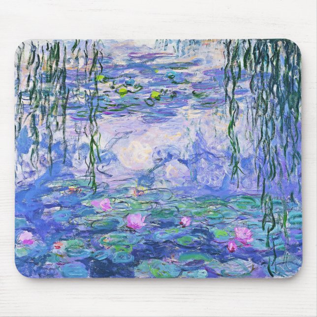 Tapis De Souris Claude Monet Water Lilie L'Art Impressionniste Fra (Devant)