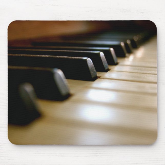 Tapis De Souris Clavier de piano élégant Musique (Devant)