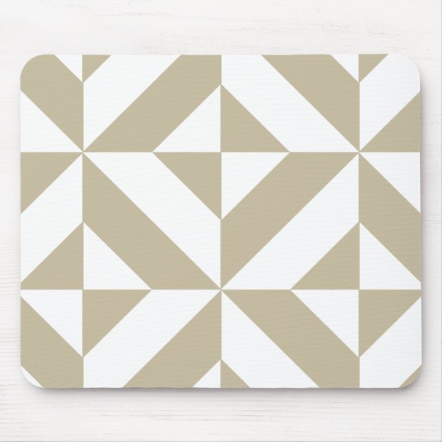 Tapis De Souris Clay Geometric Deco Cube Pattern (Devant)