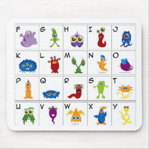 Tapis De Souris Clé de code - monstres