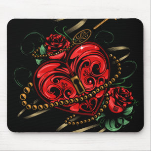 Tapis De Souris Clé de mon coeur